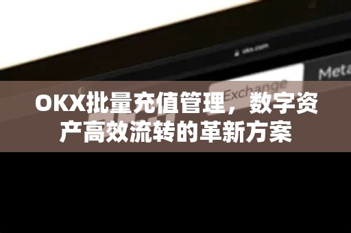OKX批量充值管理,数字资产高效流转的革新方案-第1张图片-OKX交易所 - 欧易官方下载 | 领先安全的加密交易中心 OKX批量充值管理,数字资产高效流转的革新方案-第1张图片-OKX交易所 - 欧易官方下载 | 领先安全的加密交易中心