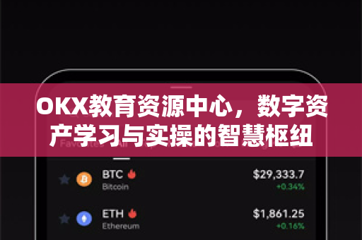 OKX教育资源中心，数字资产学习与实操的智慧枢纽